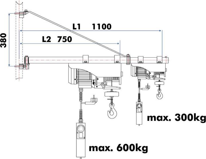 Produktbild Holzmann SA3001100 Schwenkarm für ESZ T