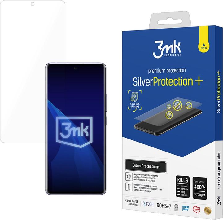 Actual product image 3MK Protective film SilverProtection+ for Xiaomi Redmi Note 14 Pro 4G (Xiaomi Redmi Note 14 Pro)