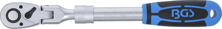 Produktbild BGS Umschaltknarre, ausziehbar, abwinkelbar | Abtrieb Aussenvierkant 12,5 mm (1/2") | 350 - 490 mm (1/2")