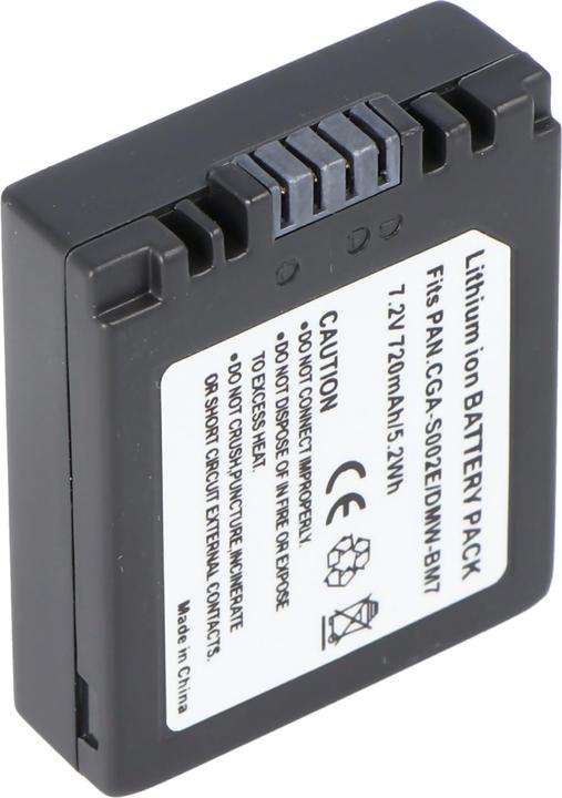 Image du produit AccuCell Akku Panasonic CGA-S002, CGR-S002, DMW-BM7 (Batterie)