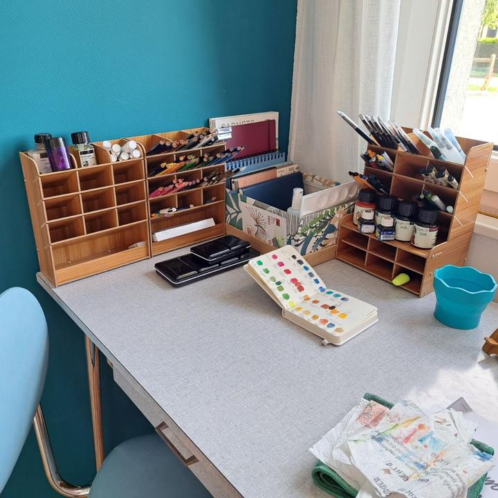 Produktbild Hermex Stiftaufbewahrung Bürotisch-Stifthalter Stiftebox Schreibtisch-Organizer Pen Desk-Organizer