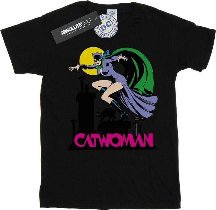 Image du produit - T-shirt CATWOMAN TEXT LOGO - Fille (128)