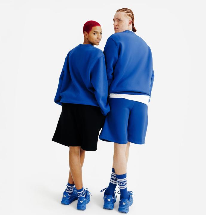 Image du produit Decathlon Sweat col rond mixte, bleu (XS)