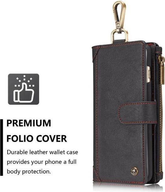 Actual product image Caseme Slim leather case with wallet (Apple iPhone 7 Plus, Apple iPhone 8 Plus)