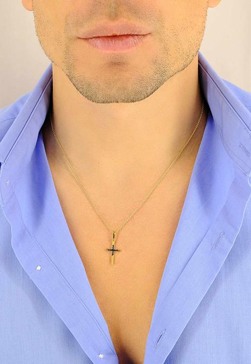 Produktbild Muau Kreuz (750, Weissgold, 18K Gelbgold)