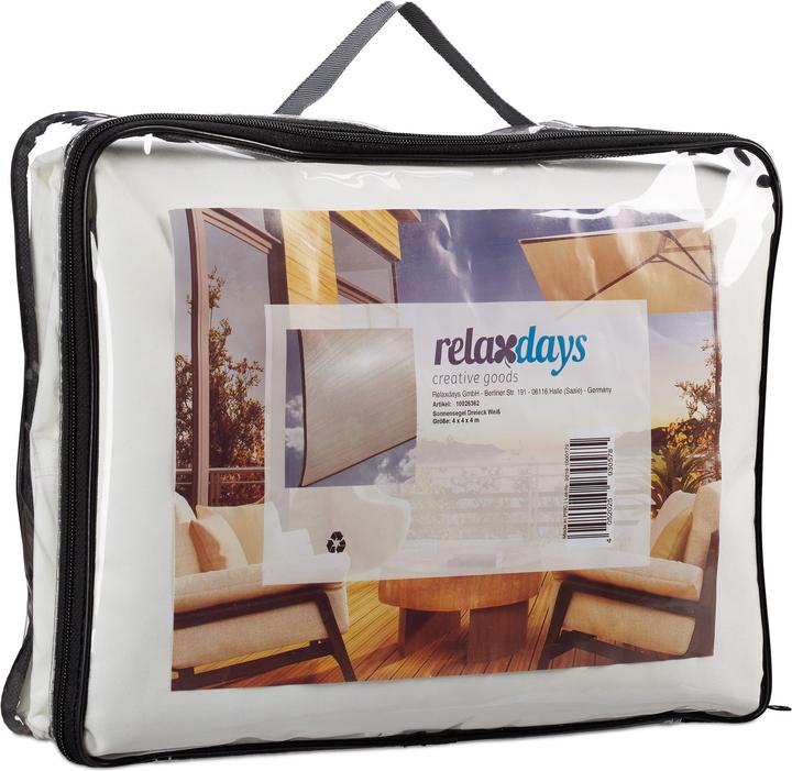 Produktbild Relaxdays Sonnensegel (400 x 330 x 0.5 cm)