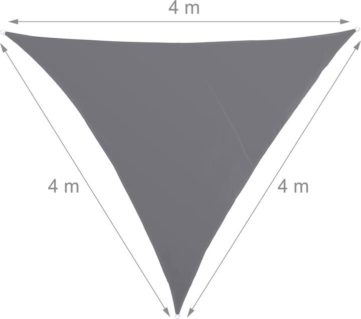 Immagine prodotto Relaxdays Tenda a vela triangolare parasole (400 x 340 x 0,5 cm)