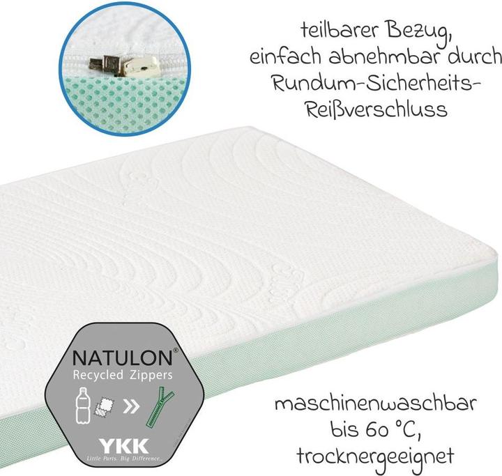 Produktbild Alvi Babymatratzen & Kindermatratzen 4-tlg. Matratzen-Set für Kinderbett 70x140 (70 x 140 cm)