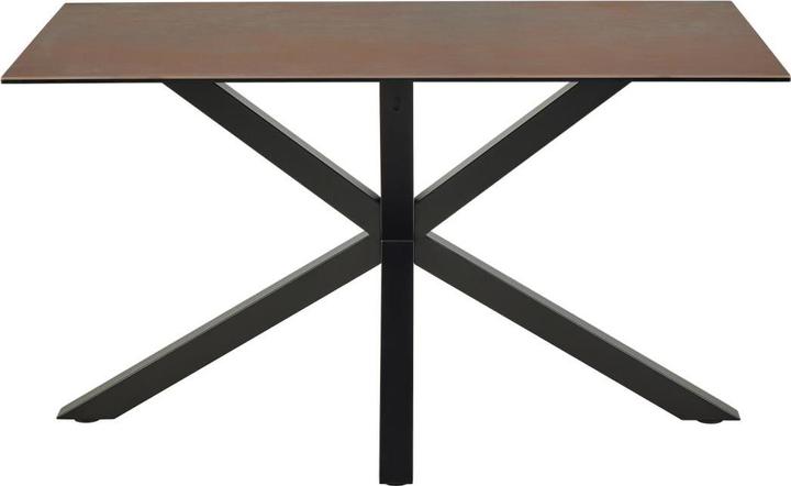 Image du produit AC Design Table à manger Paradis brun rouille Lemco