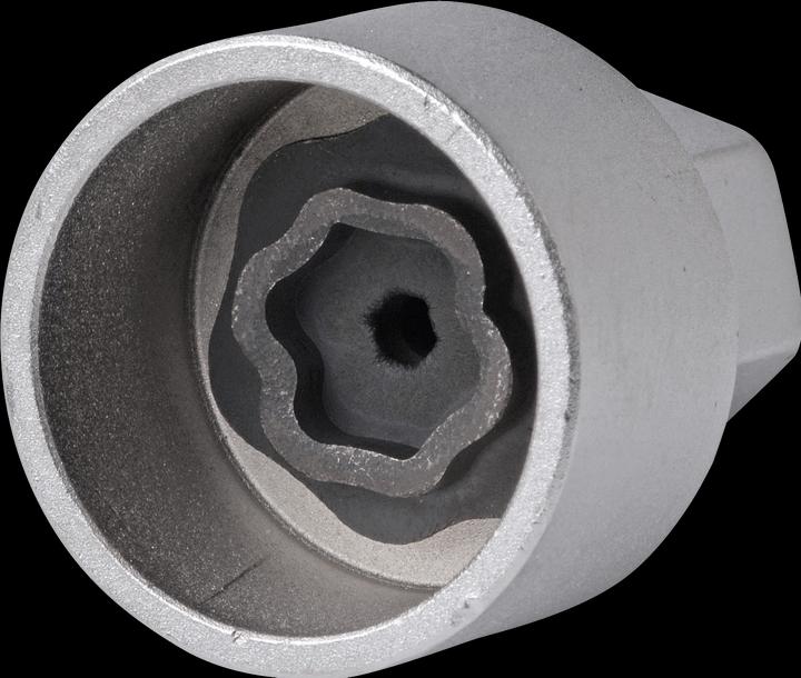 Actual product image SW-Stahl 02384L-18 Felgenschloss-Demontage-Adapter I geeignet für BMW I Adapter 58 I Demontage Werkz