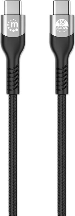 Image du produit Manhattan Câble de charge USB 2.0 type C EPR 240 W / PD 3.1 (2 m, USB 2.0)