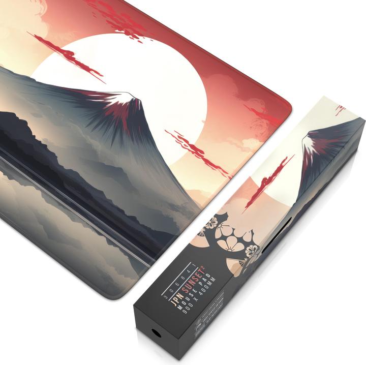 Actual product image Titanwolf Gaming mouse pad, 900 x 400mm XXL speed gaming mouse mat, mouse pad extra large surface, Japan (XXL)