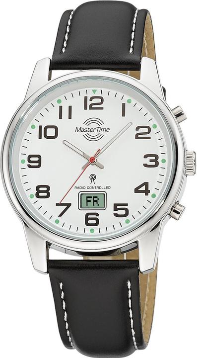 Master Time MTGA-10814-12L Funkuhr Herrenuhr 41mm 3ATM (Funkuhr, 41 mm)