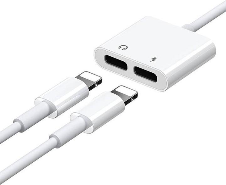 Actual product image Joyroom Headphone Adapter (Lightning, 2 x Lightning)