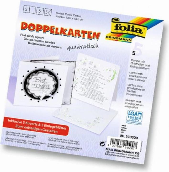 Actual product image Folia Blank card (5 pcs.)