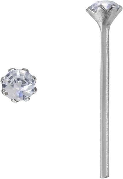 Actual product image Bijouteria Nose piercing (Crystal, Silver 925)