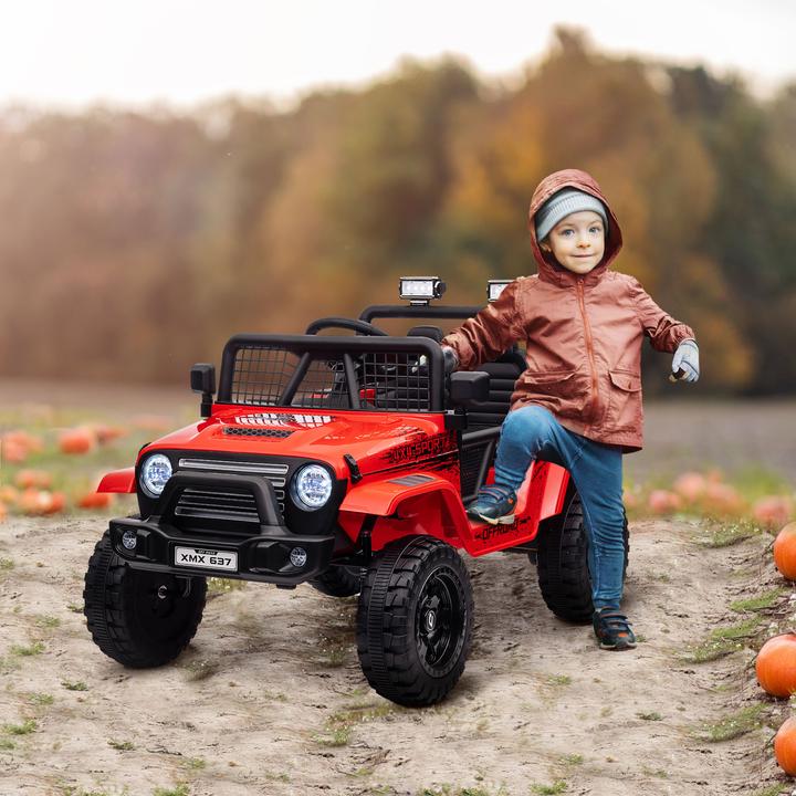 Image du produit Aiyaplay Elektro Kinderauto Kunststoff, Metall Rot (12 V)