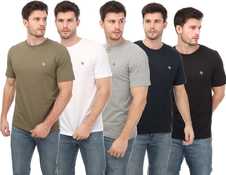 Produktbild Jack & Jones Joseph TShirt Rundhalsausschnitt (5erPack) (S)