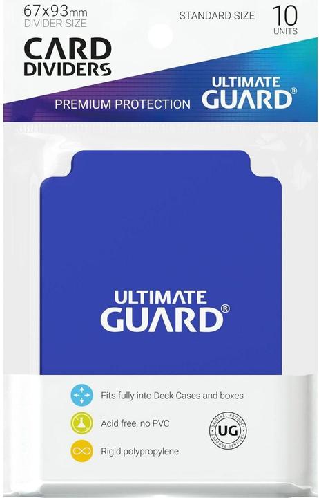 Immagine prodotto Ultimate Guard Separatore di carte formato standard blu 10