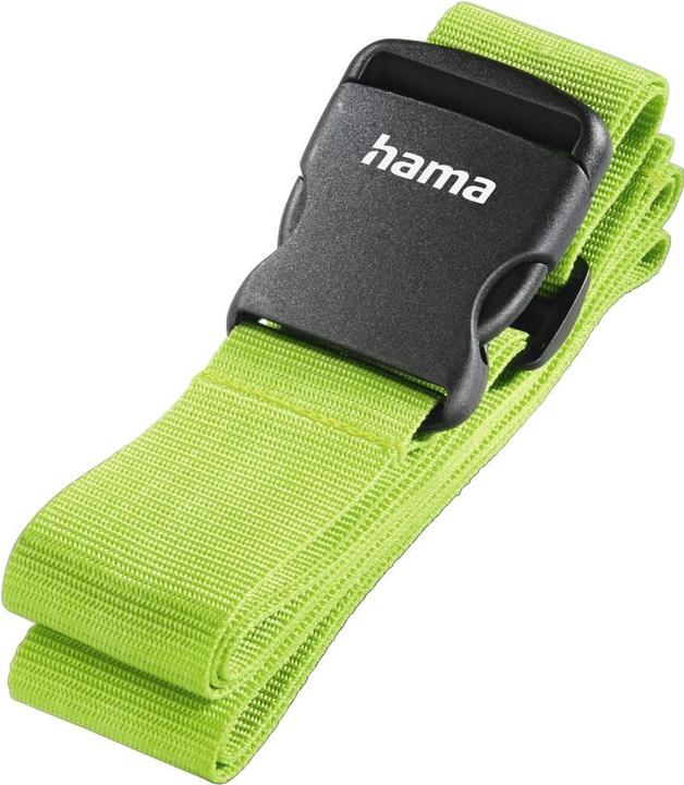Hama Gepäckgurt 5 x 200 cm, grün (00139526) (Kofferriemen)