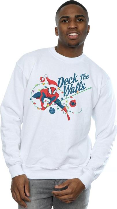 Actual product image Mens Spider-Man Deck The Walls Sweatshirt (XL)