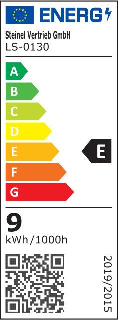 Energie-Label Steinel LED Wegeleuchte (575 lm, IP44)