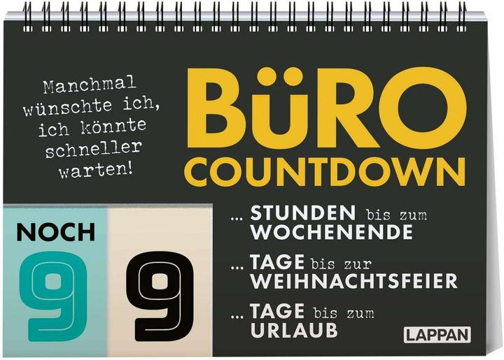 Produktbild Countdown-Kalender für's Büro (Harter Einband, Deutsch)