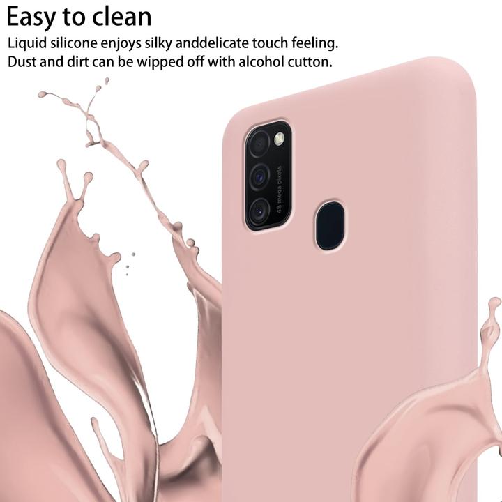 Actual product image Cadorabo TPU Cover Mobile Phone Chain Liquid (Samsung Galaxy M30s, Samsung Galaxy M21)