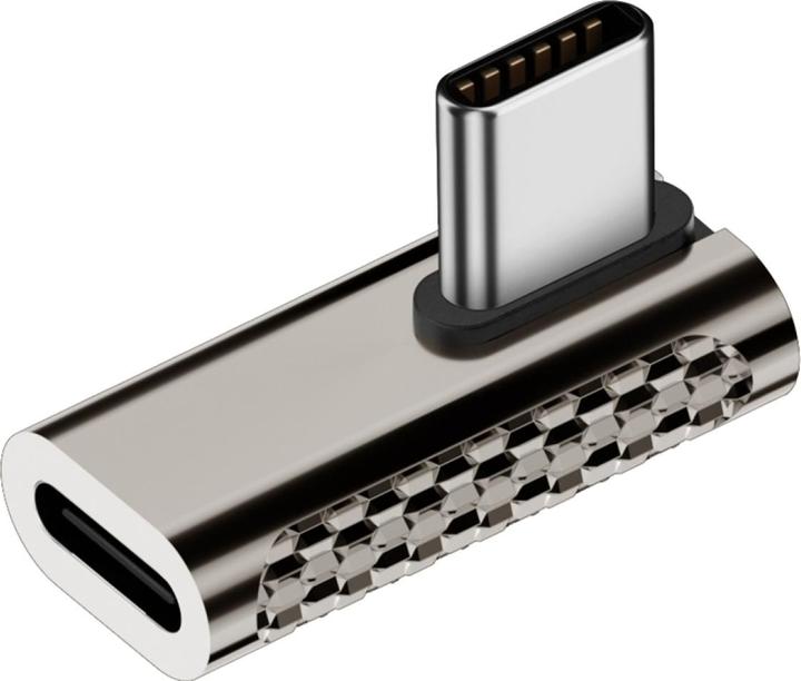 Actual product image PowerGuard Titan USB-C 90-degree angle left/right adapter 100W 20 GBit/s