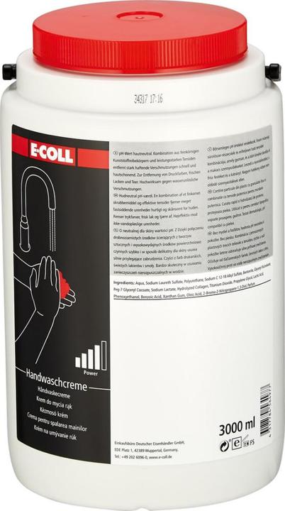Produktbild E-coll Handwaschcreme