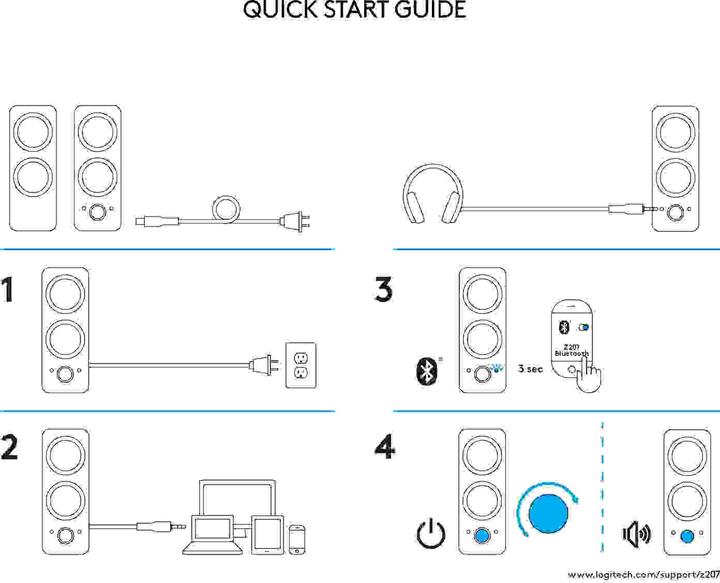 Image du produit Logitech Z207 Bt