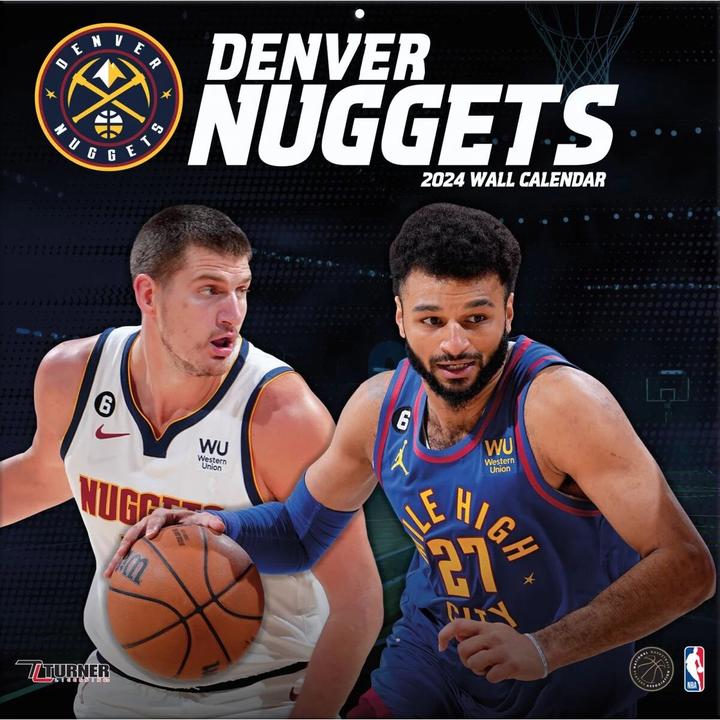 Produktbild NBA - Denver Nuggets - 30,5 x 30,5 cm Wandkalender 2024 (Englisch, Deutsch, Französisch, Italienisch, Spanisch)