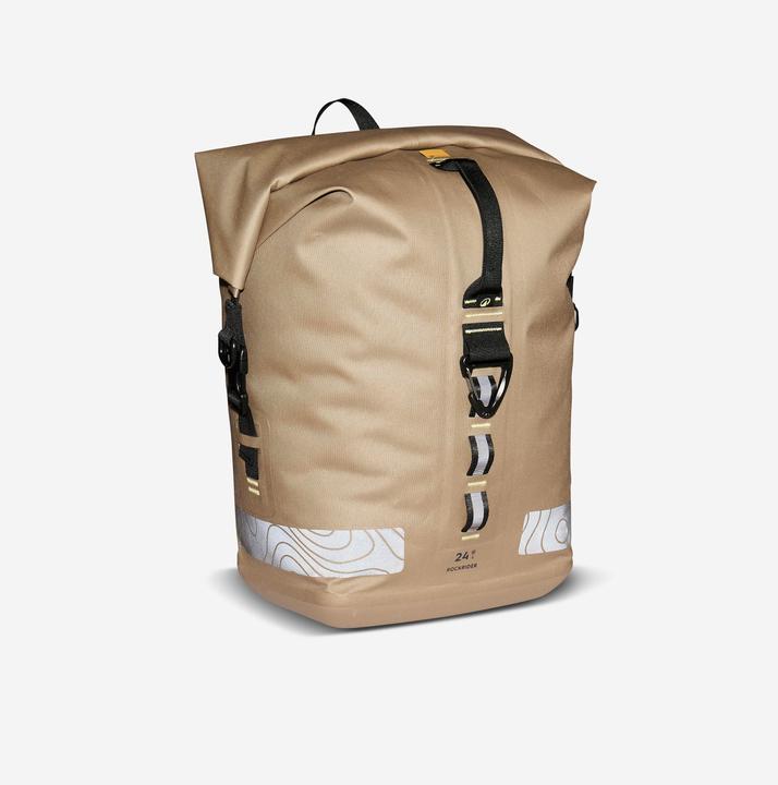 Actual product image Rockrider Fahrradtasche Gepäcktasche Bikepacking ADVT 900 wasserdicht IPX6 24 l (24 l, Luggage carrier bag)