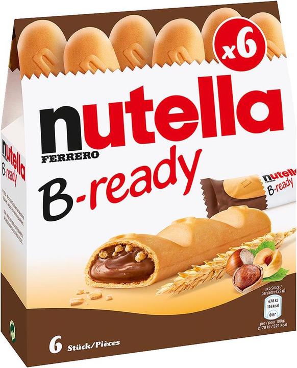 Immagine prodotto Nutella B-ready (6 pz., 132 g)