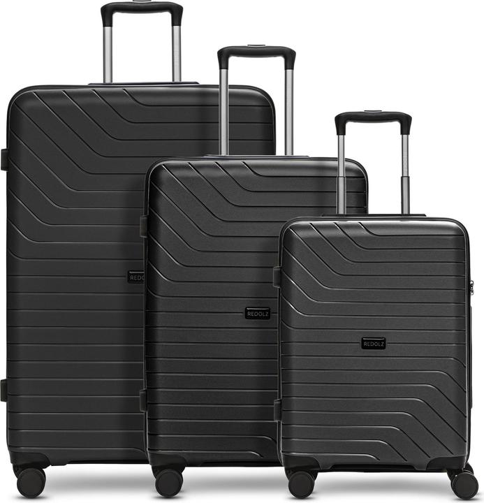Redolz Essentials 05 3-SET 4 Rollen Kofferset 3-teilig (217 l, XL (ab 115l))