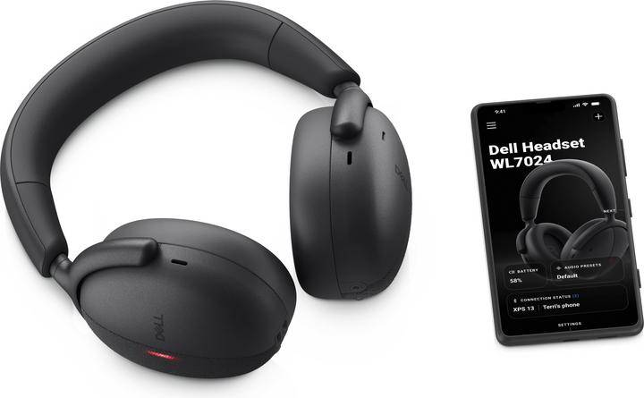 Actual product image Dell Premier Wireless ANC Headset - WL70 (Wireless, USB-C)