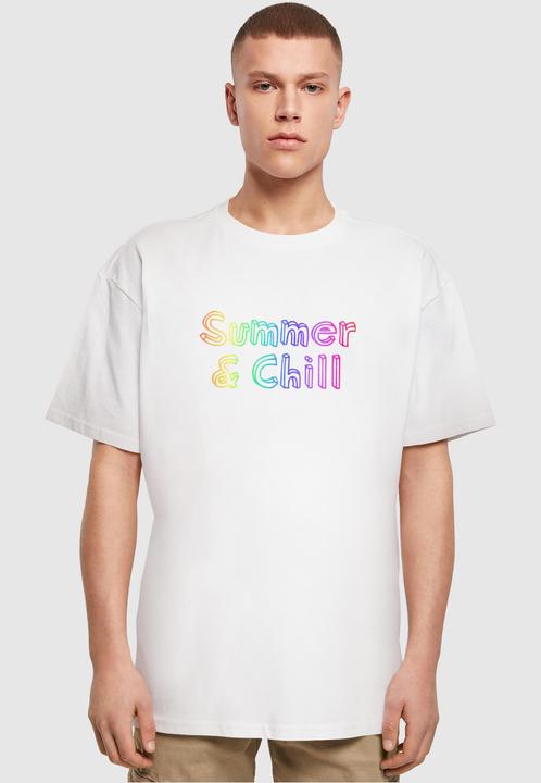Immagine prodotto Merchcode Summer And Chill Rainbow Heavy Oversized Tee - 117931 (XL)