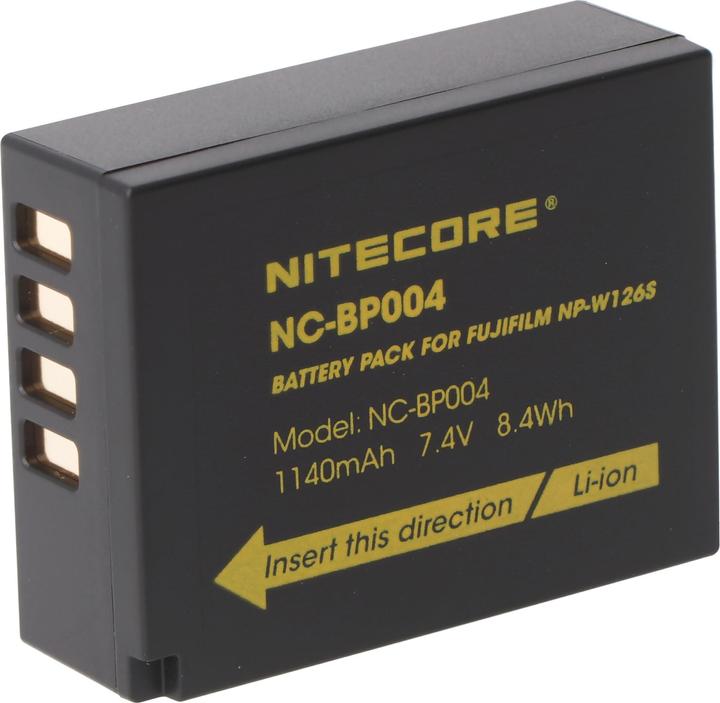 Produktbild Nitecore NP-W126S Kamera Akku für Fujifilm (Akku)