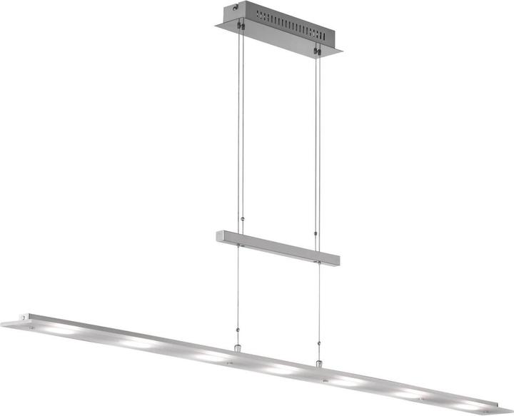 Produktbild Fischer & Honsel LED Pendelleuchte 7x4,3W 3500 lm 27000-4000 K warmwei/neutralwei Largo nickel/chrom/wei (3500 lm)