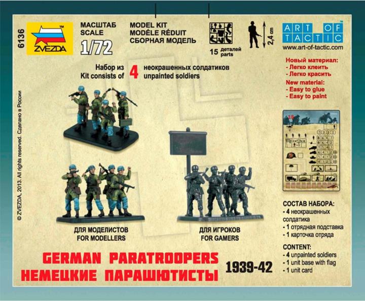 Image du produit Tamiya 1:72 WWII Parachutistes allemands