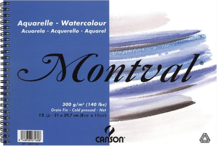 Canson AQUARELLBLOCK MONTVAL 13.5x21 12bl (13.5 x 21 cm)