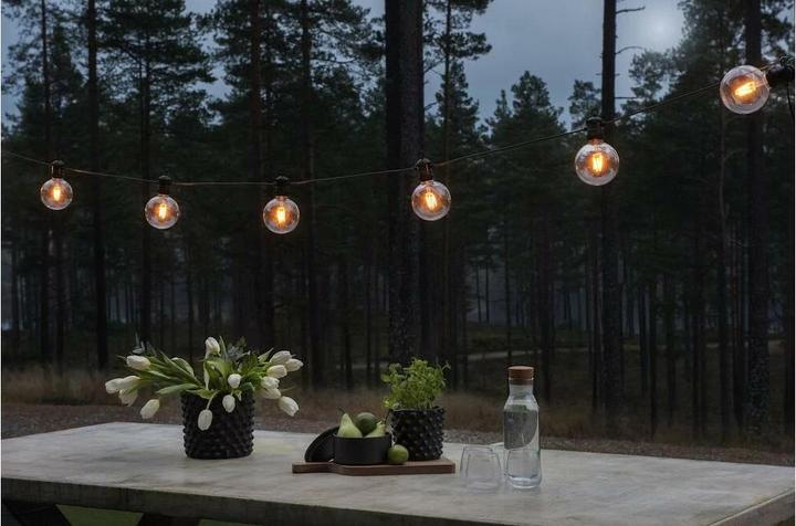 Actual product image Konstsmide 10 LED light chain Retro 4,50 m light colour amber dimmable (4.50 m)
