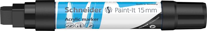 Image du produit Schneider Marqueur acrylique Paint-It 330 15mm noir (Noir, 15 mm, 1 x)