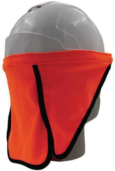 Actual product image Thomi Neck protection fluorescent orange (Hearing protection replacement pads)
