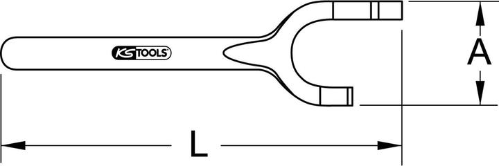 Immagine prodotto KS Tools Chiave per volantini di manovra BRONZEplus, DIN 87311, Ø 62 x 102 mm. (62 mm)