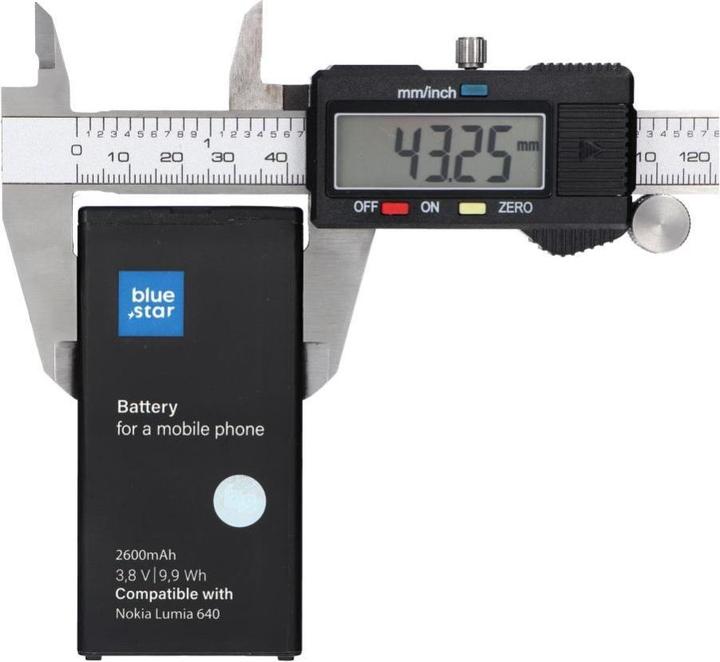 Actual product image NoName Battery Blue Star BLUE STAR PREMIUM battery for NOKIA Lumia 640 2600 mAh