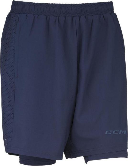 CCM SWV3TA 2 in 1 Short (L, Dunkelblau) (L)