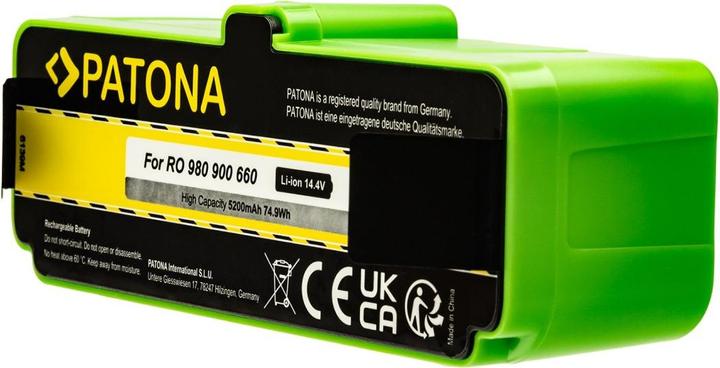 Actual product image Patona Akku Roomba iRobot 980