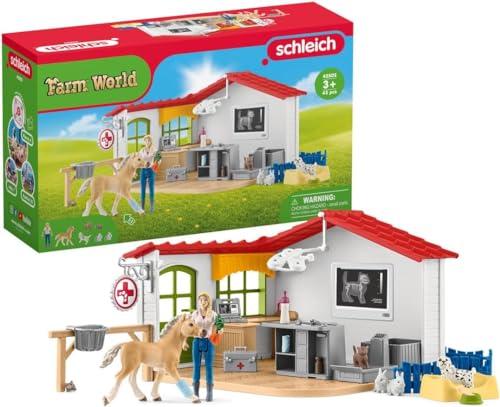 Image du produit Schleich Cabinet vétérinaire avec animaux de compagnie