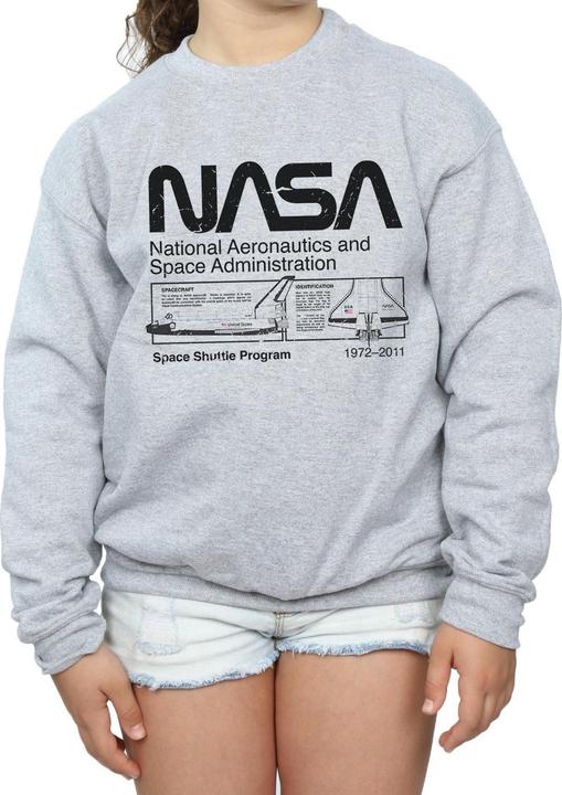 Immagine prodotto Nasa Classic Space Shuttle Felpa Ragazze (140, 146)